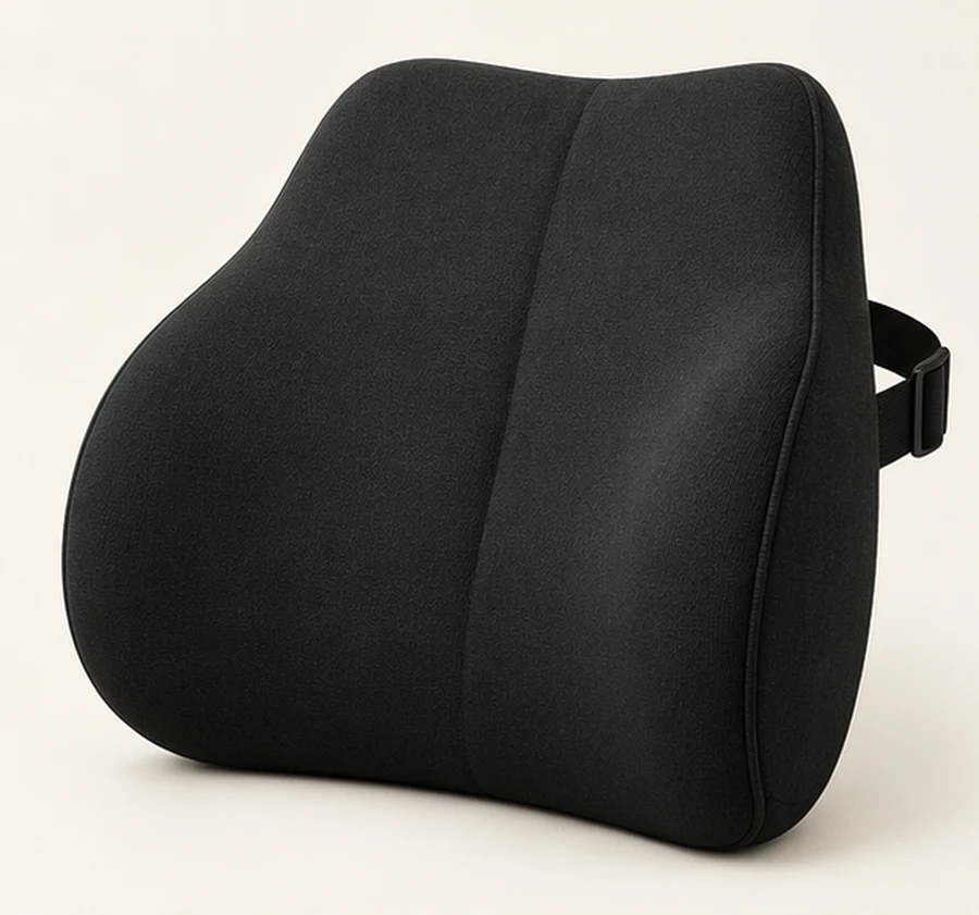 Restline Lumbar Cushion in Black
